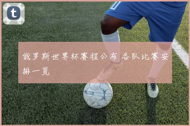 俄罗斯世界杯赛程公布 各队比赛安排一览